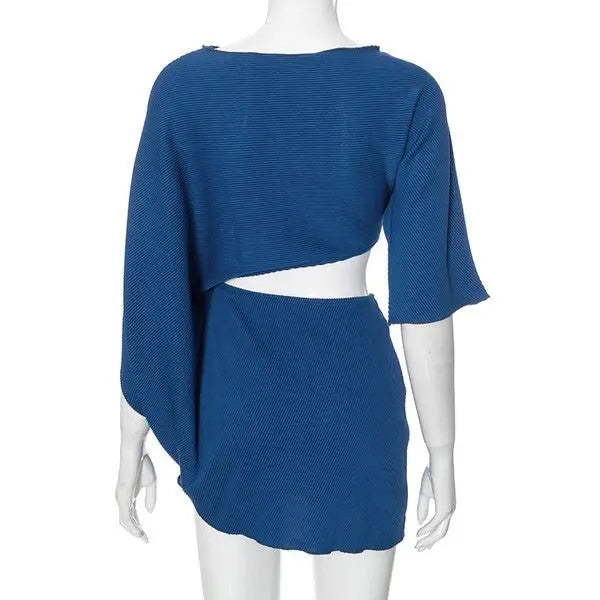 Zen Hollow - Out Pleated Dress - Fason De Viv