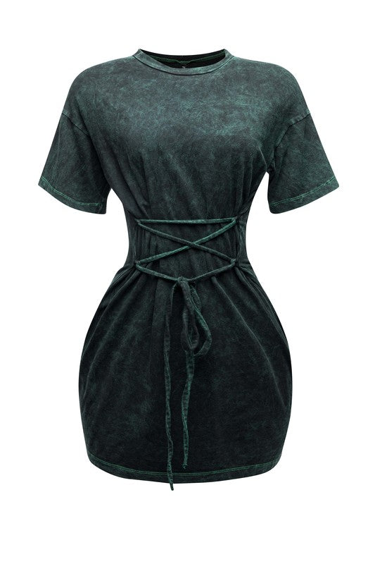 Zen Plus size T-shirt Dress - Fason De Viv