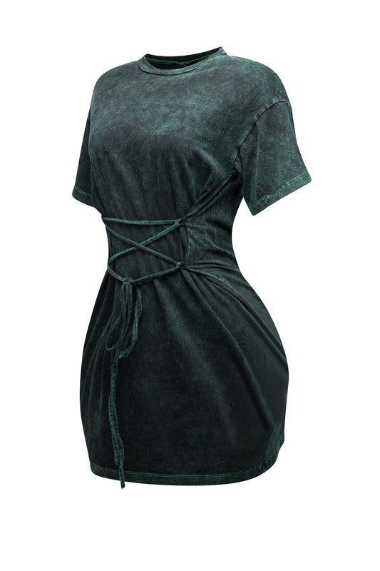 Zen Plus size T-shirt Dress - Fason De Viv