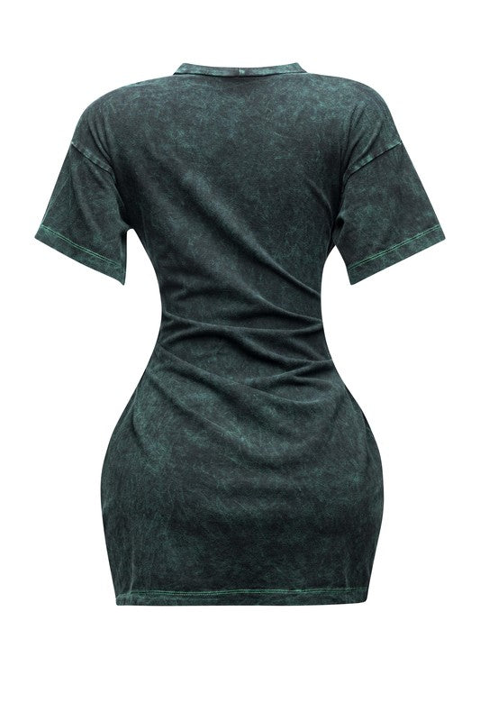 Zen Plus size T-shirt Dress - Fason De Viv