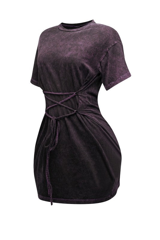 Zen Plus size T-shirt Dress - Fason De Viv