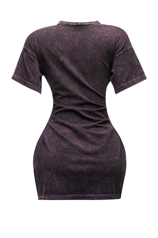 Zen Plus size T-shirt Dress - Fason De Viv