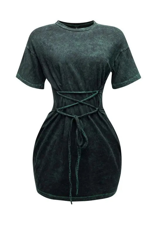 Zen Plus size T-shirt Dress - Fason De Viv