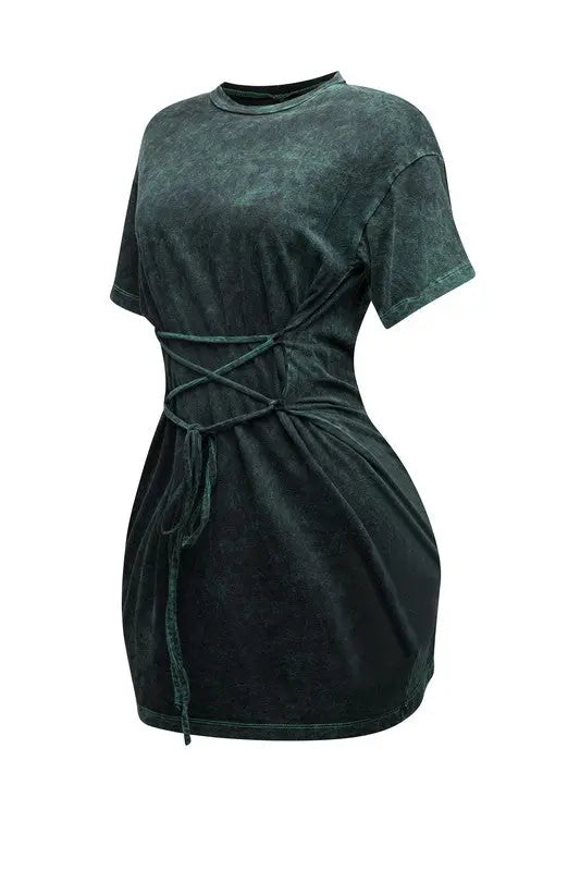 Zen Plus size T-shirt Dress - Fason De Viv