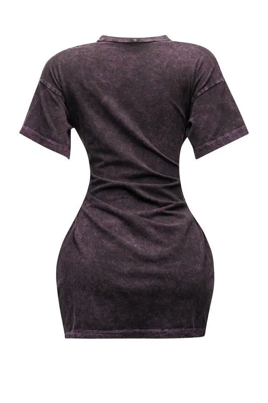 Zen Plus size T-shirt Dress - Fason De Viv