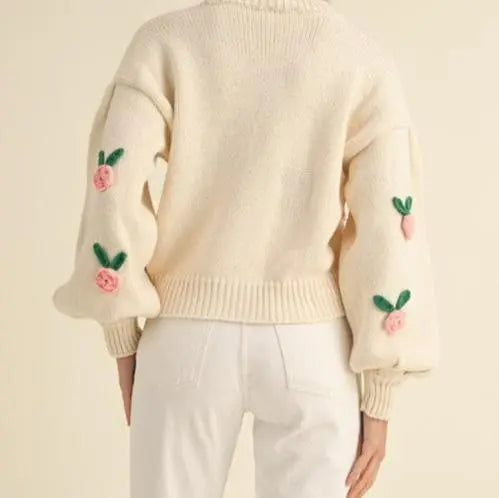 Zen Rose Cardigan - Fason De Viv