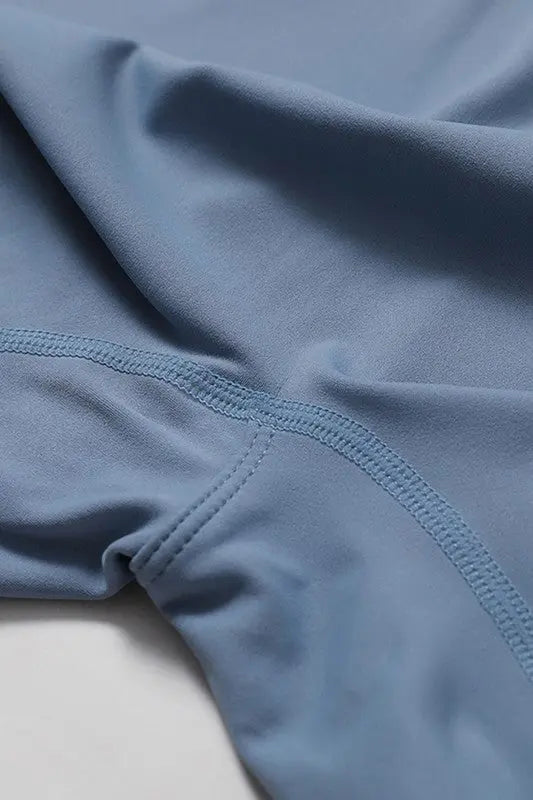 Zippered short sleeves solid color jumpsuit - Fason De Viv