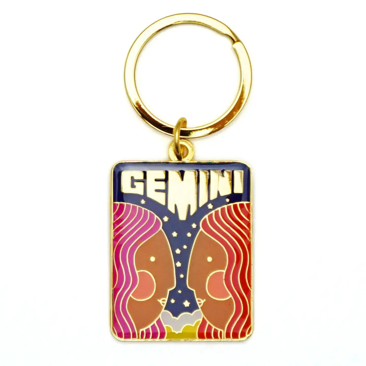 Zodiac Sign Enamel Keychain - Keychains from Fason De Viv