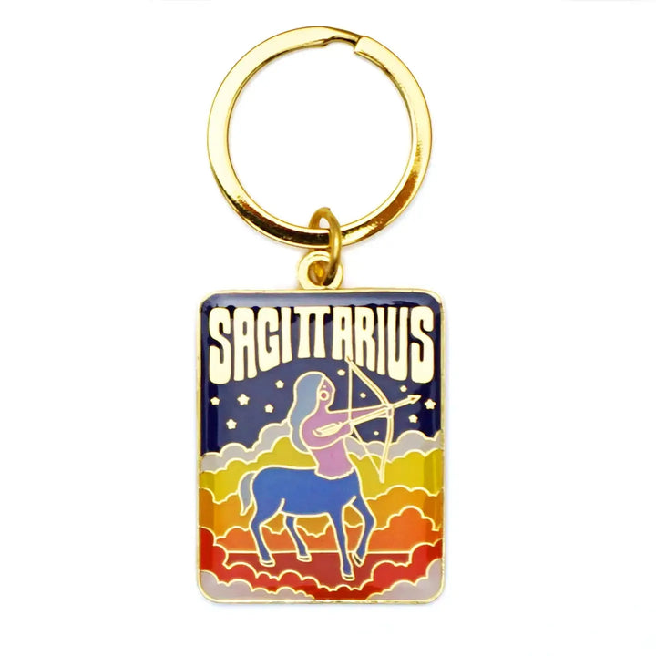 Zodiac Sign Enamel Keychain - Keychains from Fason De Viv