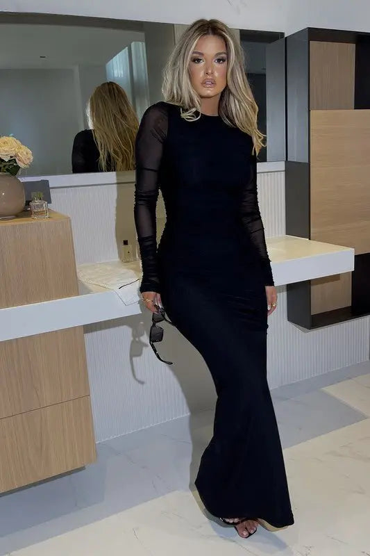 Aaliyah Black Dress - Fason De Viv