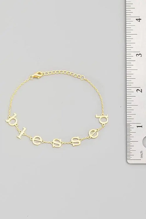 Blessed Chain Bracelet - Fason De Viv