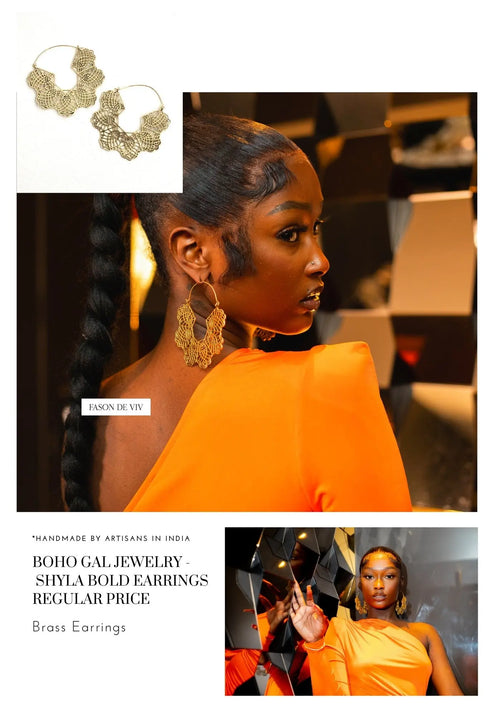 Boho Gal Jewelry - Shyla Bold Earrings - Fason De Viv