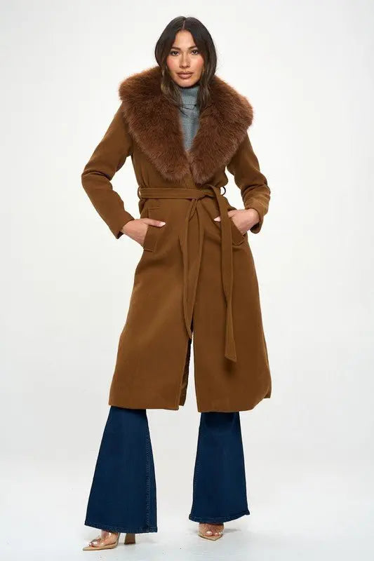 Brown Zen Trench Coat - Fason De Viv