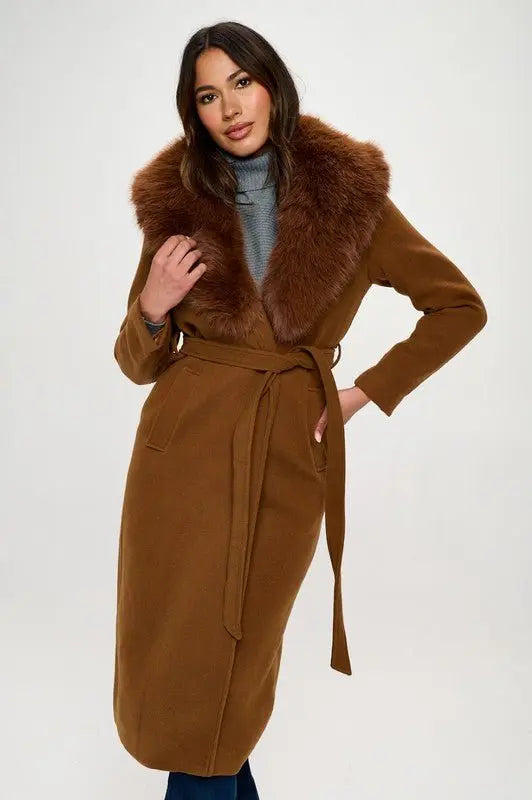 Brown Zen Trench Coat - Fason De Viv
