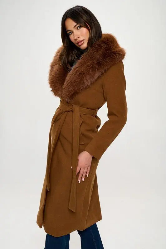 Brown Zen Trench Coat - Fason De Viv
