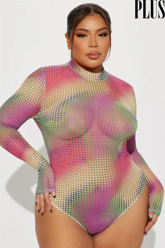 CEE Retro mock mesh bodysuits - Fason De Viv