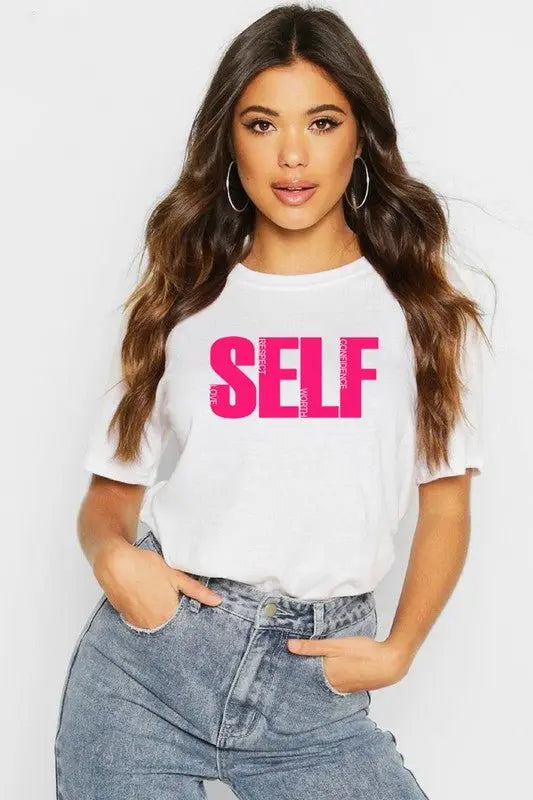 CEE Self Graphic Plus T - Shirt - Fason De Viv