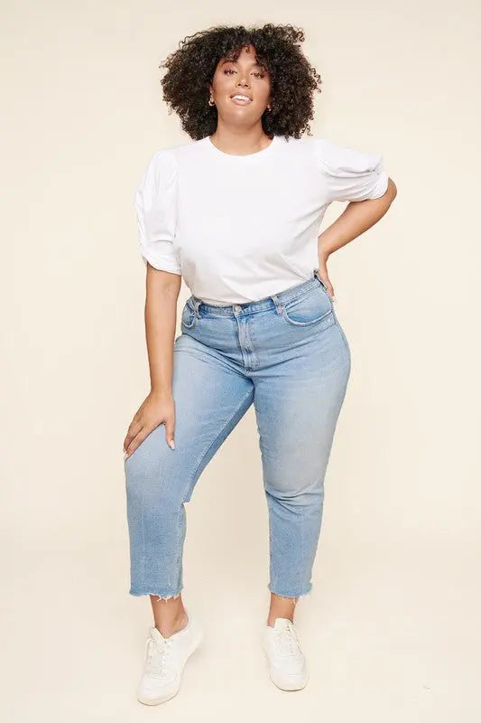 Ebony Curve White - T - Fason De Viv