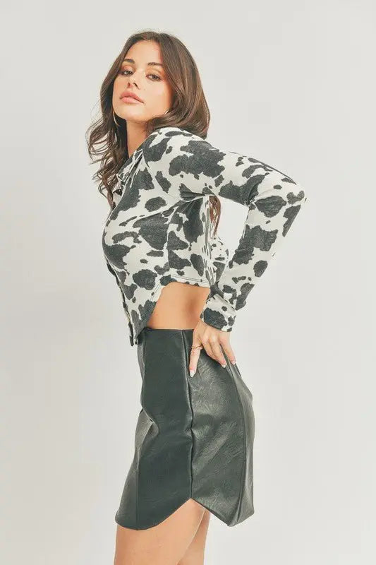 FDV Cow print shirt - Fason De Viv