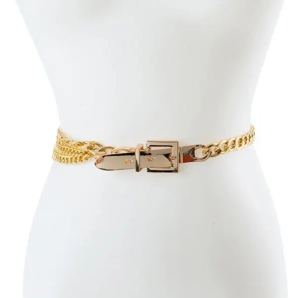 GOLD FASHION BELT - Fason De Viv