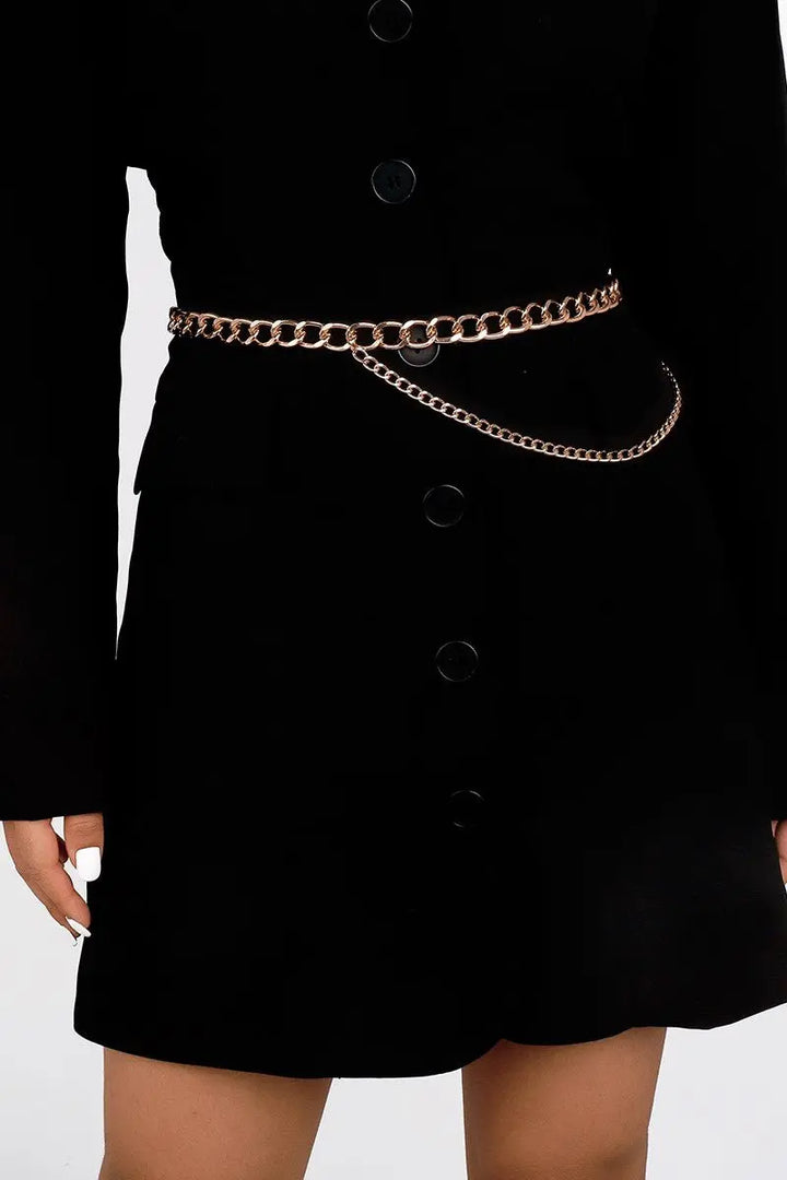 Gold Silver Double Layers Waist Chain Belts - Fason De Viv
