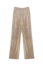 High Waist Sequins Pants - Fason De Viv