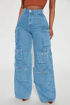 Judy CARGO DENIM JEANS - Fason De Viv