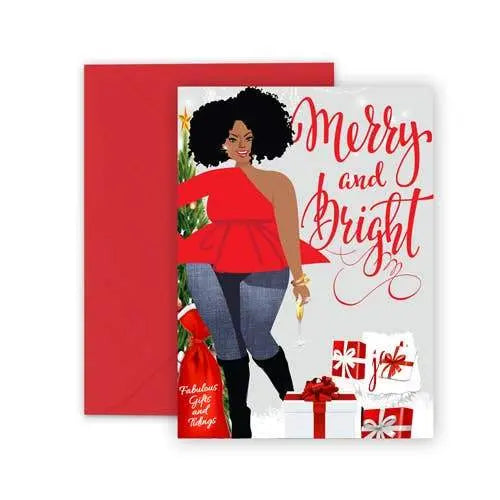 Merry And Bright Card - Fason De Viv