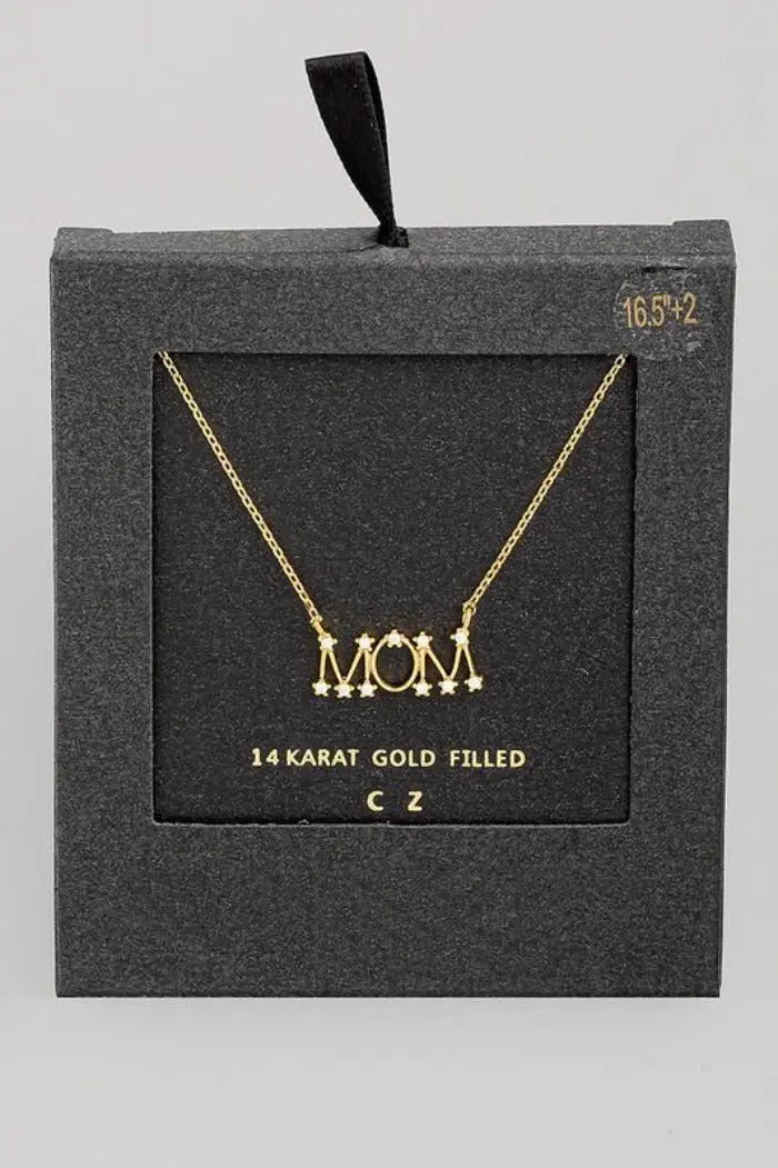 Mom Pendant Necklace - Fason De Viv