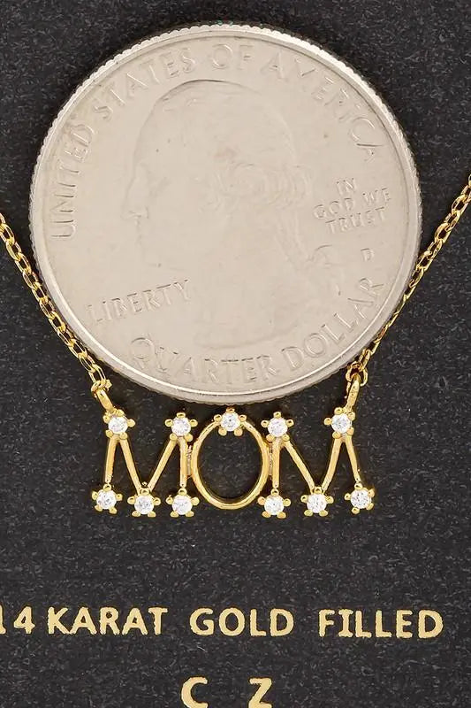 Mom Pendant Necklace - Fason De Viv
