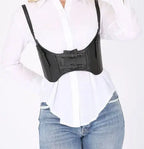 PU LEATHER CORSET BELT - Fason De Viv