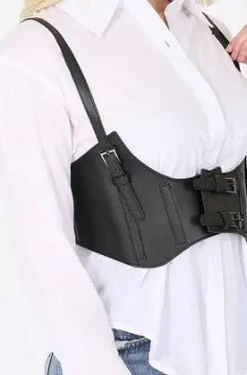 PU LEATHER CORSET BELT - Fason De Viv