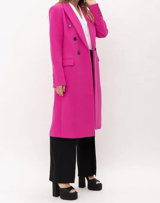 Pink Trench Coat - Fason De Viv