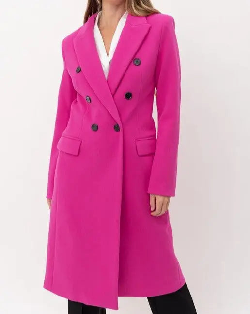 Pink Trench Coat - Trench Coats from Fason De ViV 
