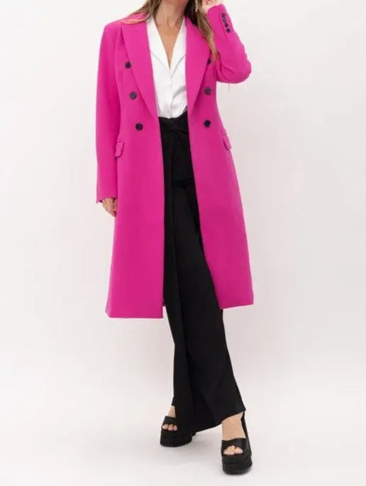 Pink Trench Coat - Trench Coats from Fason De Viv 