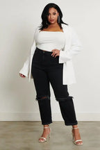 Plus Size Mom Jeans - Fason De Viv