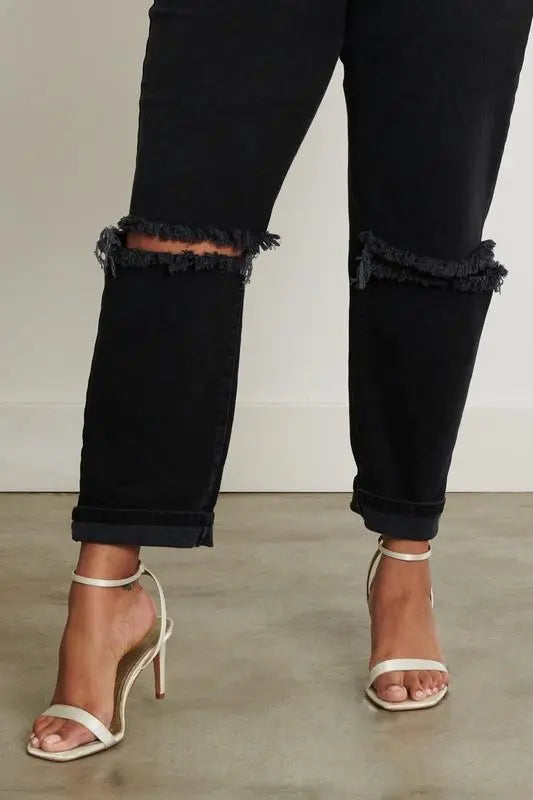 Plus Size Mom Jeans - Fason De Viv