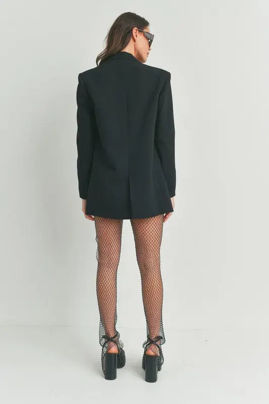 Posh Black Blazer - Fason De Viv
