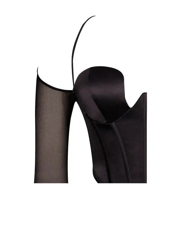Posh Corset Satin Top - Fason De Viv