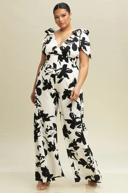 Posh Floral Jumpsuit - Fason De Viv