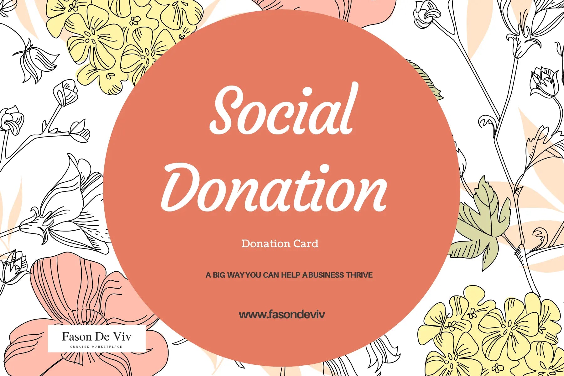 Social Donation - Fason De Viv