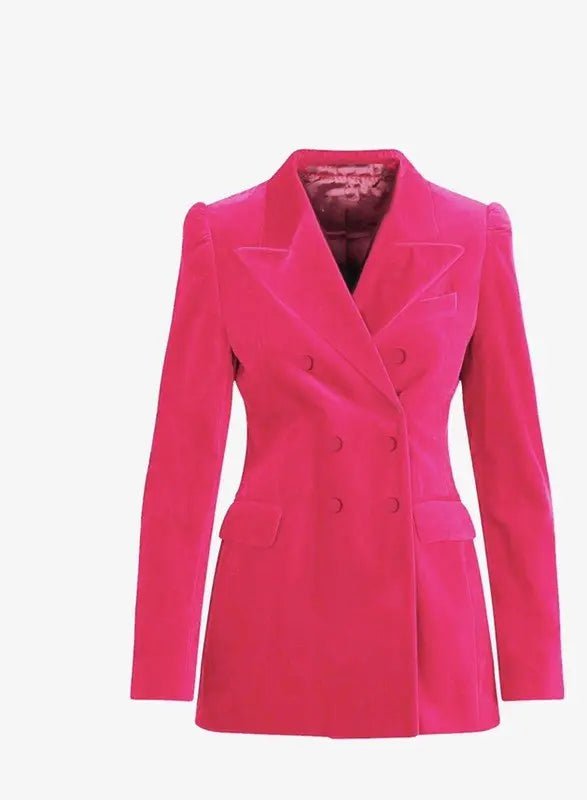 Stacy velvet blazer - Fason De Viv