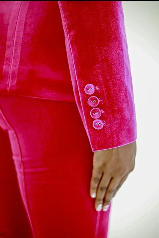 Stacy velvet blazer - Fason De Viv