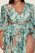 The maxi Sage Tropical dress - Fason De Viv