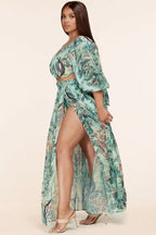 The maxi Sage Tropical dress - Fason De Viv