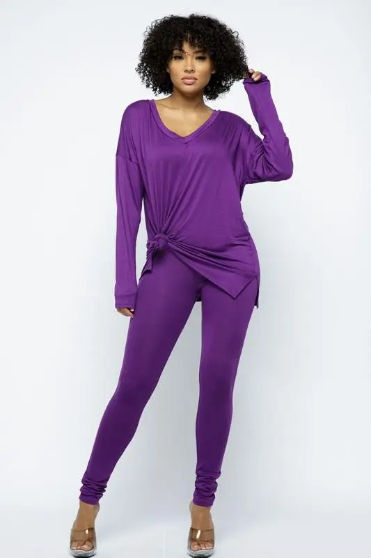 V Neck Tunic Shirt - Fason De Viv