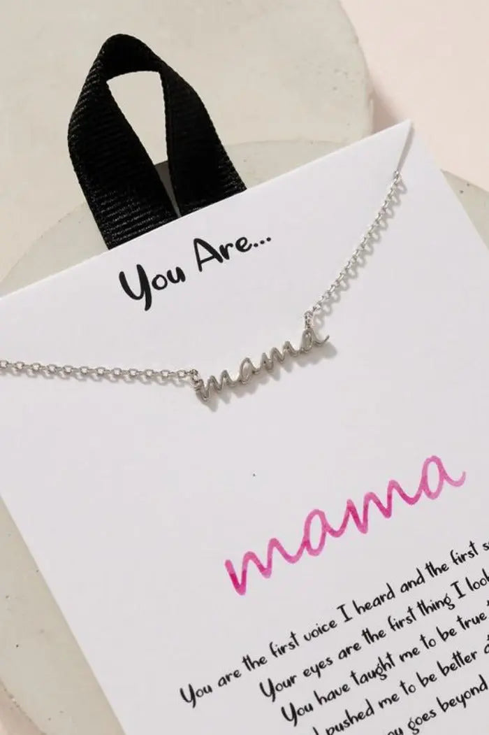 You are Mama Charm Necklace - Fason De Viv