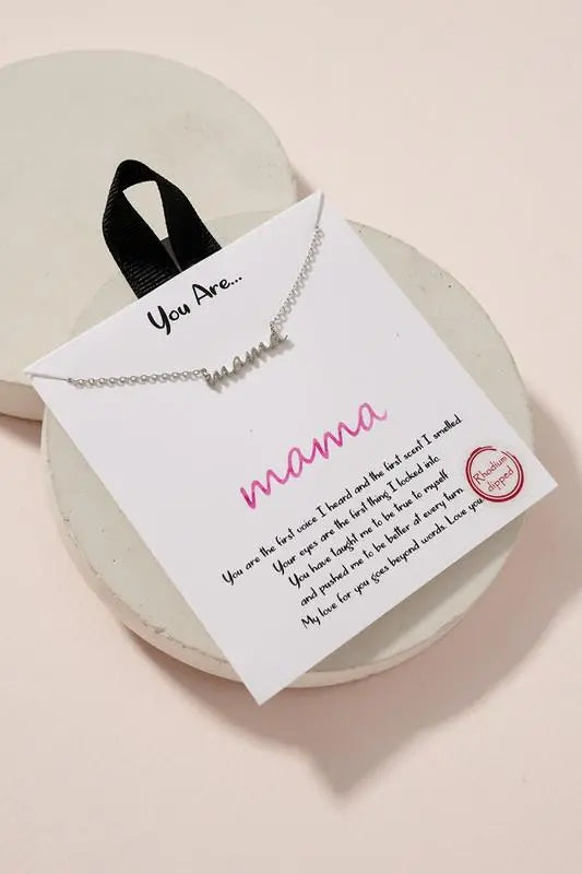 You are Mama Charm Necklace - Fason De Viv