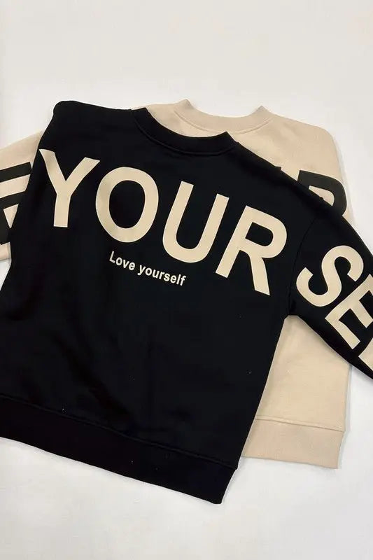 ZEN Printed oversized Sweatshirt - Fason De Viv