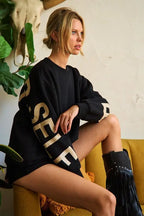 ZEN Printed oversized Sweatshirt - Fason De Viv